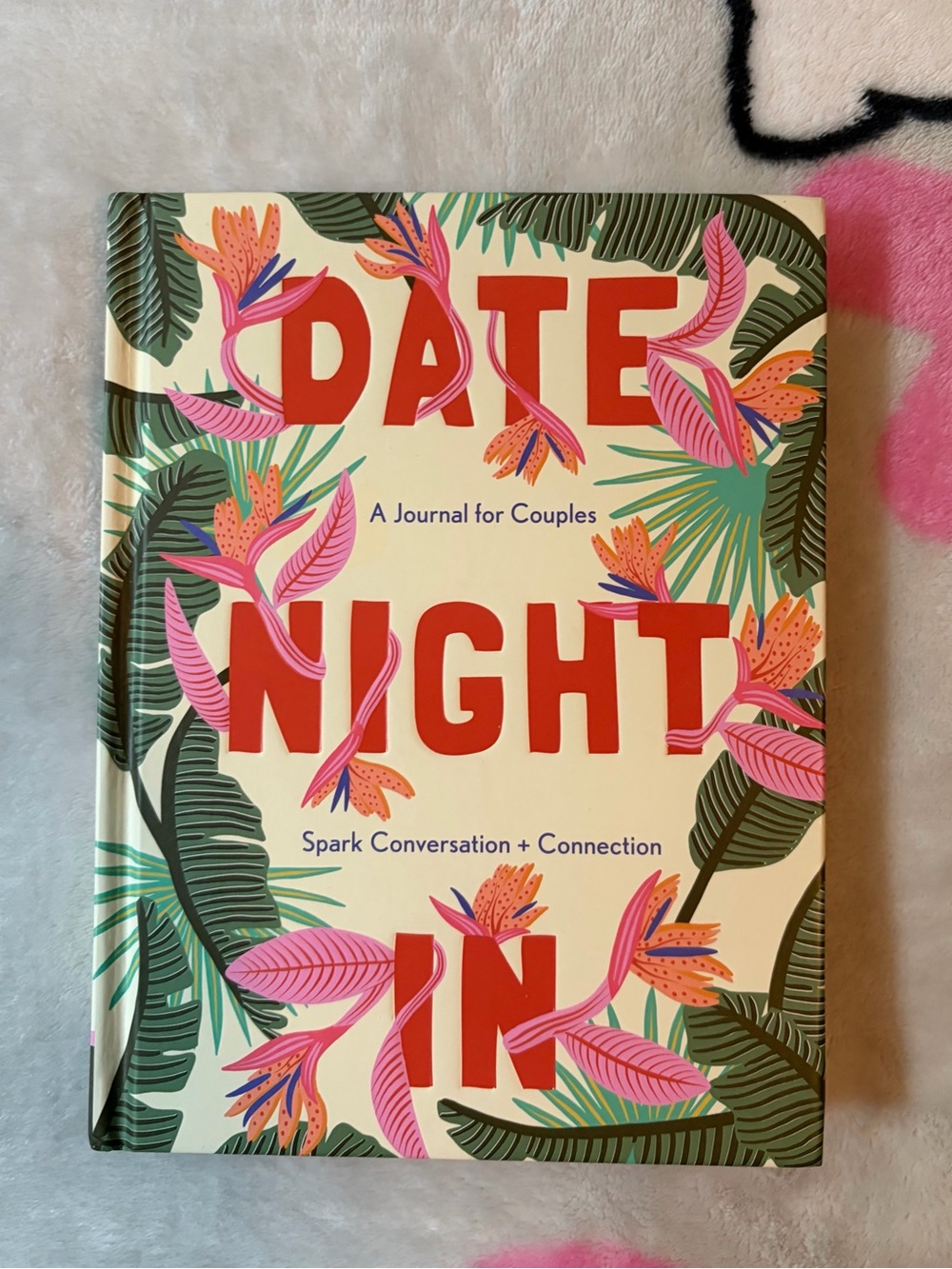 Urban Outfitters Date Night In Coffee Table Book - Cream, Red, Pink, Green